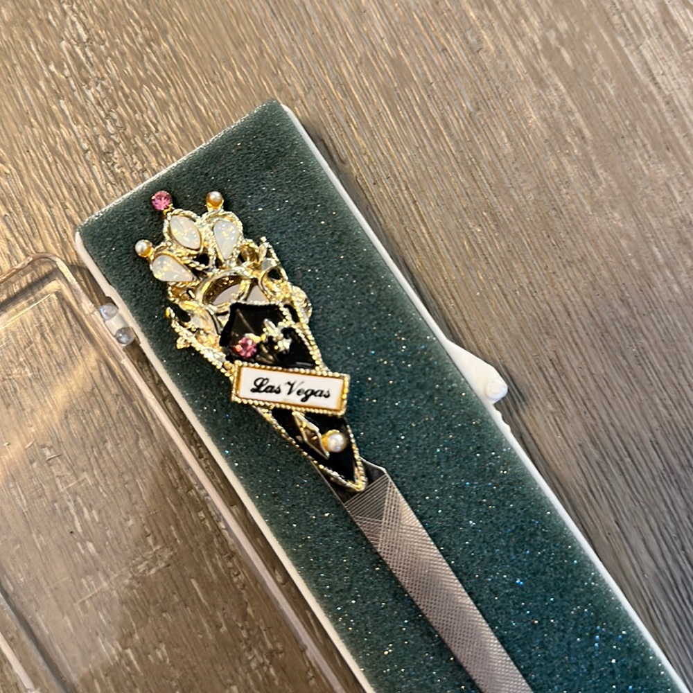 Vintage 60’s Las Vegas Jeweled Letter Opener